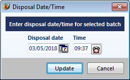 Disposal Date